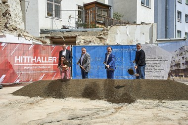 Der Spatenstich in der Frömmelgasse