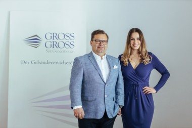 Die Geschäftsführung von Gross Versicherungsmakler: Johann und Patricia Gross