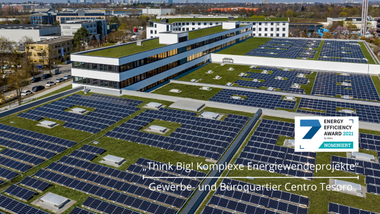 Die größte innerstädtische PV-Anlage erzeugt grünen Direktstrom für die Mieter 