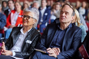 Greta Silver und Walter Eichinger beim 3. Silver Living Forum © Silver Living