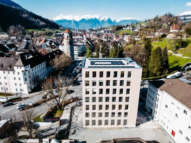 S'Bärahus ist fertiggestellt © CityOffice Feldkirch Develoment GmbH