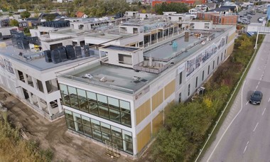 Blaue Lagune kurz vor Fertigstellung