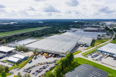 Das Logistikobjekt in Boras ist Teil des verkauften Packages in Schweden.