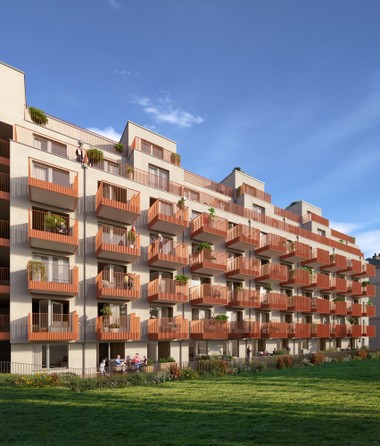 Grüne Oase im Herzen von Simmering_ Innenhof mit vielfältigen Austrittsmöglichkeiten und einladenden Grünflächen