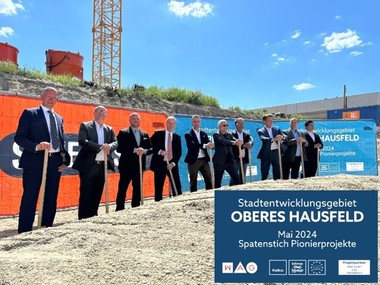 Kallco beging den-Spatenstich für rund 1.300 Wohnungen.