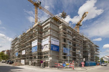 Dachgleiche für Wohnpark Liesing