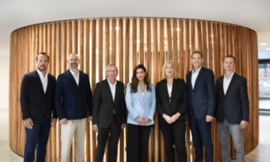 Aufsichtsrat und Vorstand der Delta AG vlnr: René Noisternig, Wolfgang Gomernik, Wilhelm Greiner, Christina Lang, Helga Juri, Wolfgang Kradischnig, David Greiner
