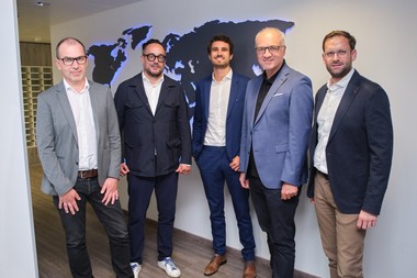 Andreas Schmitzer (projectA01 architects), Martin Schiefer (Schiefer Rechtsanwälte), Jacob Wiltschke, Arnold Schmitzer und Gerald Herndlhofer (Drees & Sommer)