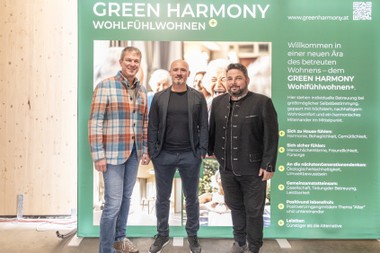 Die green harmony-Macher: Bernhard Pointinger, Andreas Hammer, Stefan Ettinger,