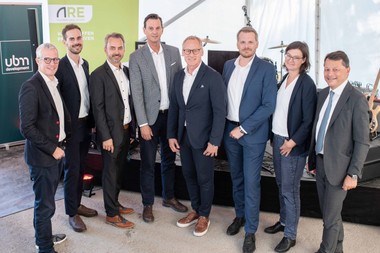 (v.l.n.r.):  Matthias Moosbrugger, Simon Battlogg , Mario Kaschan, Harald Pfriemer,  Peter Schaller,  Dieter Meyer,  Angela Lämmerhirt und  Franz Panwinkler.
