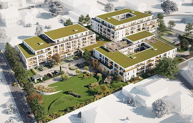 Beim Silver Living-Generationenwohnprojekt „Das Grazl“ entstehen betreute und klassische Wohnungen. 