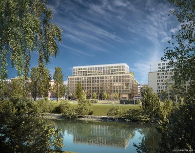Heuer kommen wieder mehr Büroflächen, wie hier im Leopoldquartier, auf dem Markt.