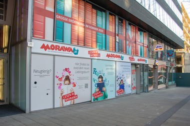 Die neue Morawa-Buchhandlung auf der Mariahilfer Straße