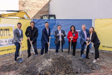 Spatenstich für die Aichholzgasse 35