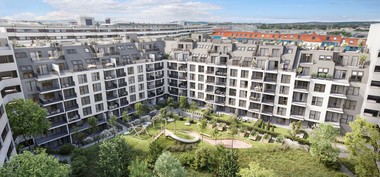 Das Wohnprojekts Grand Garden von Winegg Realitäten.