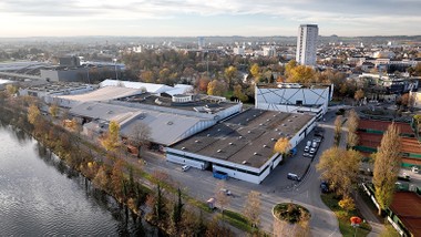 Die Hallen des Messegeländes in Wels werden abgerissen.  