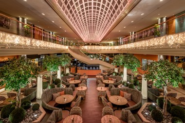 Das Gartencafes im Hotel Marriott 