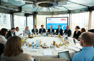 Vertreter der ÖRAG gaben bei einem Round Table ein realistischer Blick auf die Immobilienbranche.