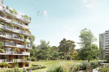 Visualisierung des QUARTIER VIER.