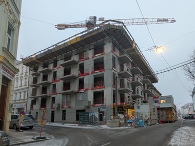 Gleichenfeier in der Odoakergasse 25