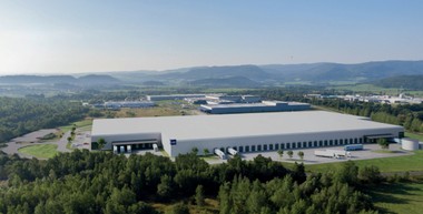 Visualisierung des Industrieparks Garbe Park Klášterec nad Ohří II