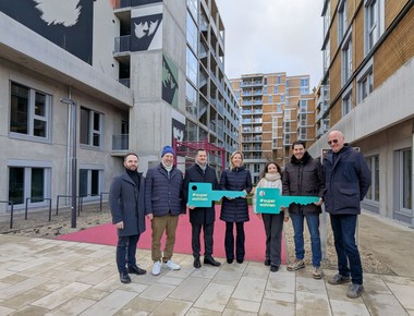 Wohnungsübergabe bei ÖSW-Projekt B.R.I.O.