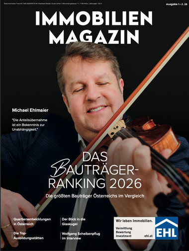 Das Cover der aktuellen Ausgabe des Immobilien Magazins.