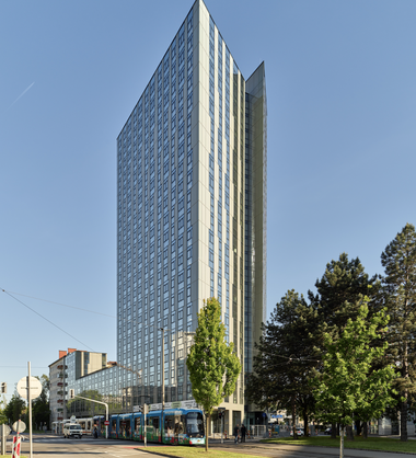 Wohnturm High Five in Linz ist vollständig vermietet