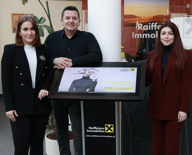 v.l.n.r. Sophie Kühnel ,Marcel Feller und Beatrice Sarközi