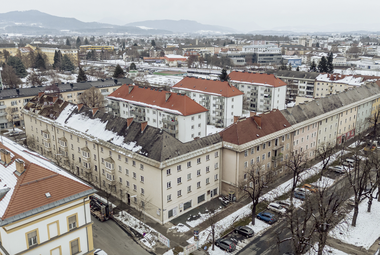 Auer.One: Wohnprojekt in Klagenfurt, Foto davor