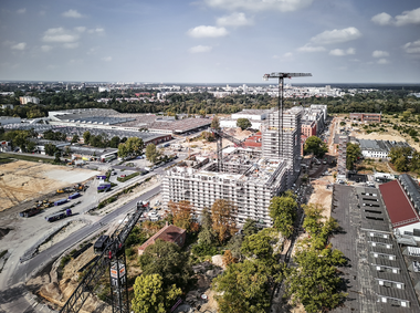 In Berlin-Spandau entsteht mit dem Quartier Neues Gartenfeld ein neuer Stadtteil