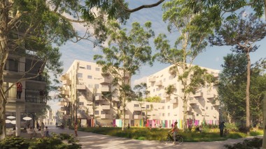 Baustart am Areal bei Therme Wien