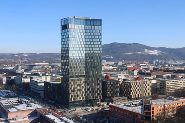 Das QUADRILL auf dem Areal der Tabakfabrik Linz