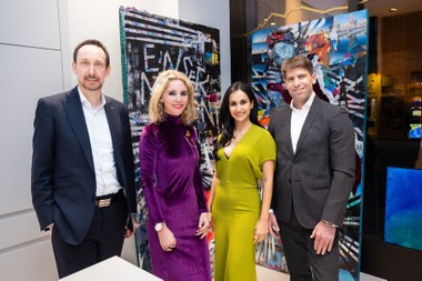 Markus Binder, Lola Lindenbaum, Carmen Thornton und Johannes Kautz