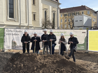 Spatenstich in der Grazer Vinzenzgasse