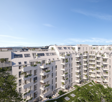 Visualisierung Rosinagasse 10-14, Innenhofansicht
