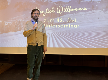 Georg Flödl eröffnet die ÖVI-Winterseminarwoche