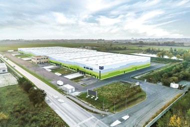 Das Logistikzentrum Kottingbrunn der Garbe.