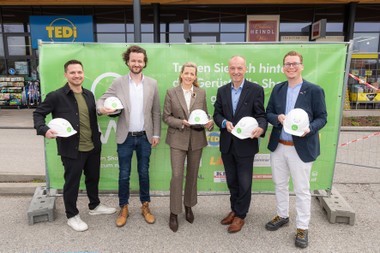 Spatenstich für ziwa Park Leobersdorf