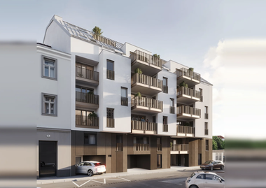 Baustart am Hausgrundweg, Wien Donaustad