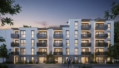 74 neue Wohnungen an der Alten Donau 