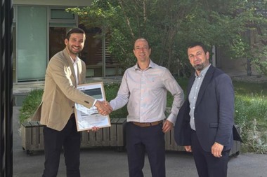 Zertifikatsübergabe an STC-Asset Manager Herwig Schweighofer