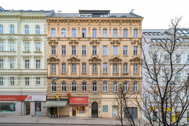Das Zinshaus in der Favoritenstraße