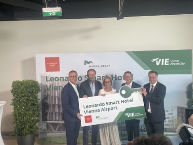 Die feierliche Eröffnung des Leonardo Smart Vienna Airport