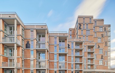 Das ÖSW-Projekt B.R.I.O. im Quartier Neues Landgut nahe dem Wiener Hauptbahnhof.