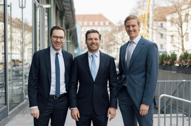 v.l.n.r.: Sebastian Betz, Julius Thyssen, Alexander Eisfeld