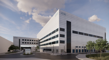 Die neue Halbleiterfabrik in Erfurt.