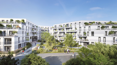 Eingebettet in das Areal des neuen Stadtentwicklungsgebiets „An der Schanze“ im 21. Bezirk entsteht das Buwog-Projekt „drygalski“