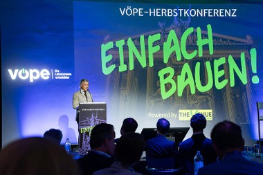 VÖPE-Herbstkonferenz: „Einfach finanzieren, kräftig bauen“ 
