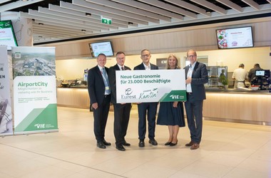 Flughafen Wien modernisiert Verpflegungsangebot für 23.000 Beschäftigte am Standort